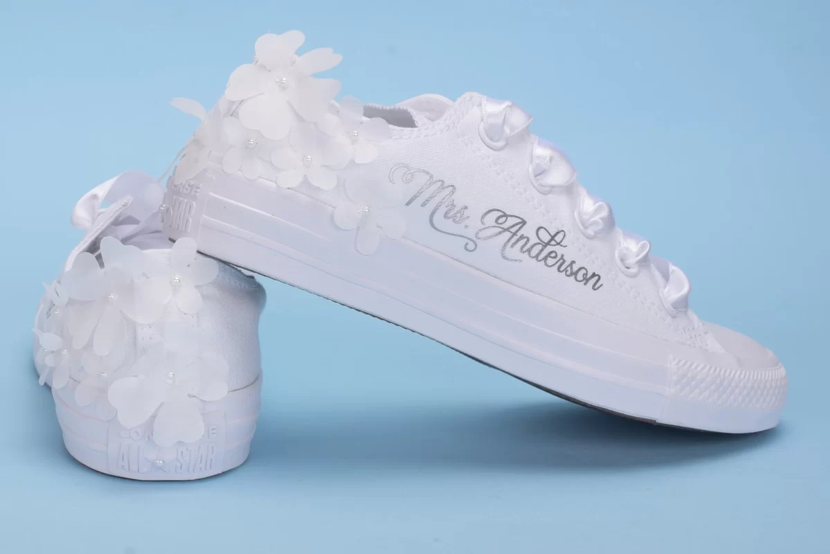 Bling Lace Trainers For Bride – Lovin Bridal